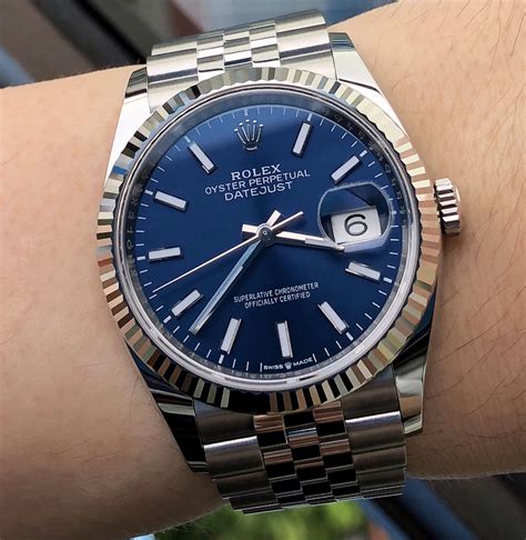 rolex datejust 36 blue copy|Rolex Datejust 36 price.